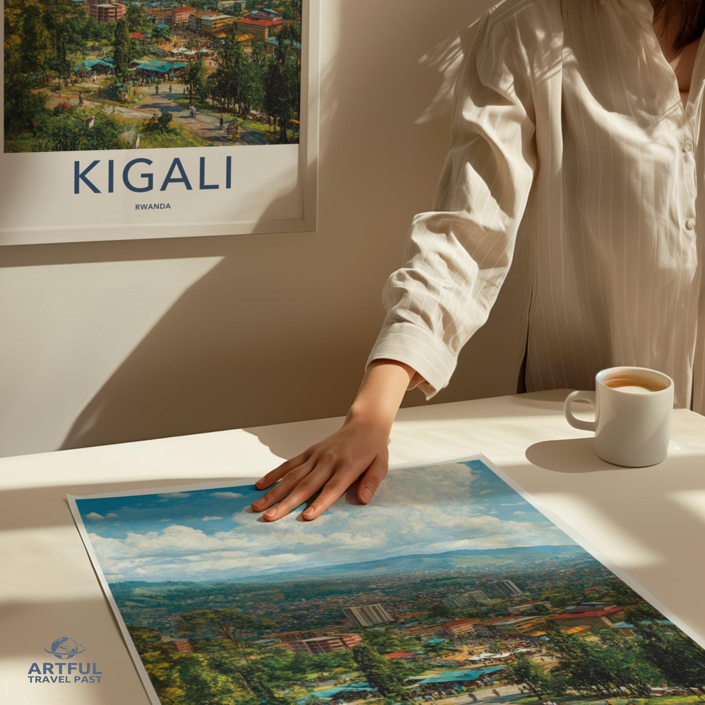 Kigali Poster | Rwanda Wall Art | Africa Decor