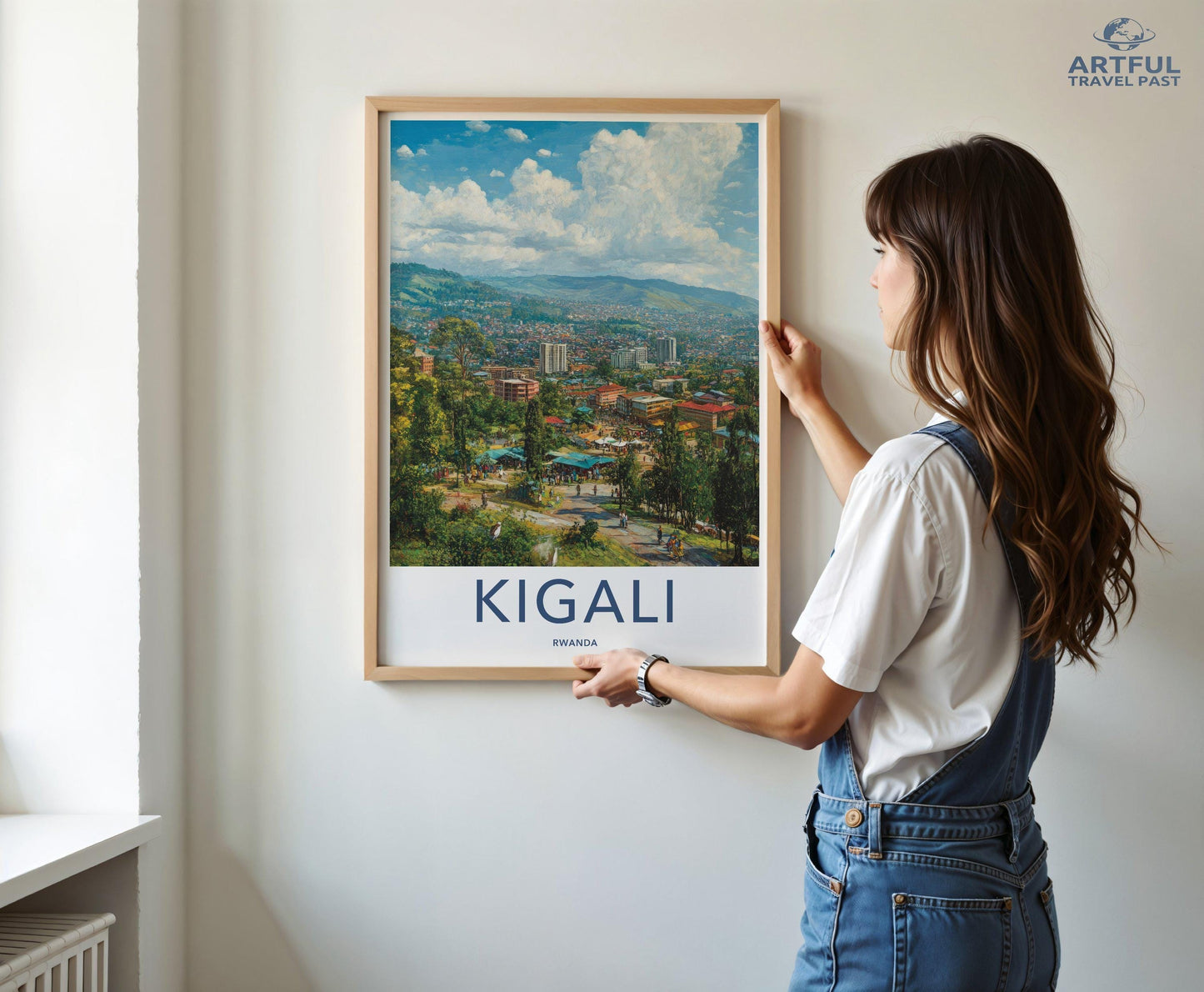 Kigali Poster | Rwanda Wall Art | Africa Decor
