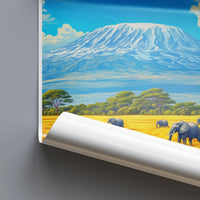 Kilimanjaro National Park Poster