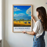 Kilimanjaro National Park Poster
