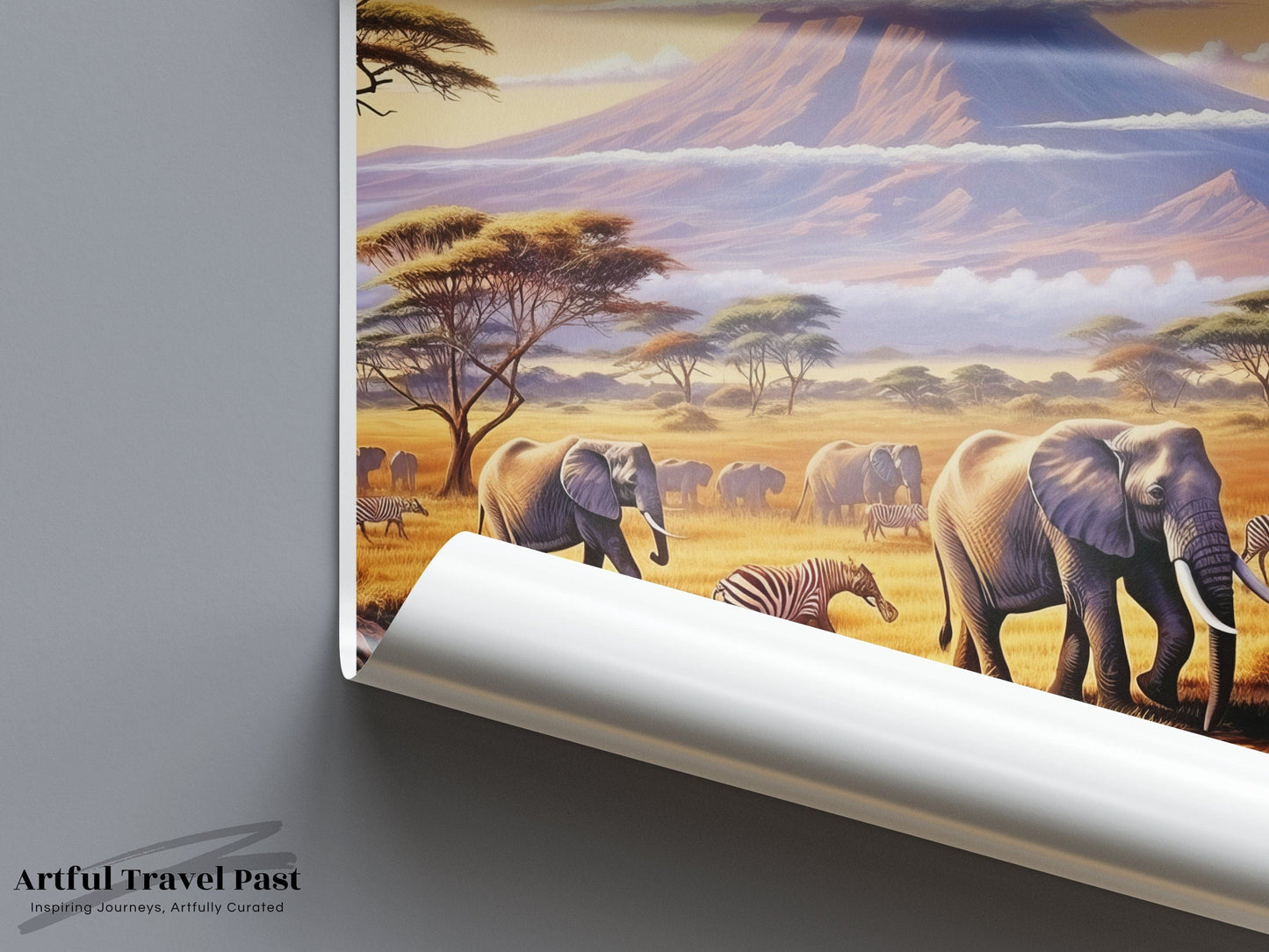 Kilimanjaro Poster - Tanzania Wall Art