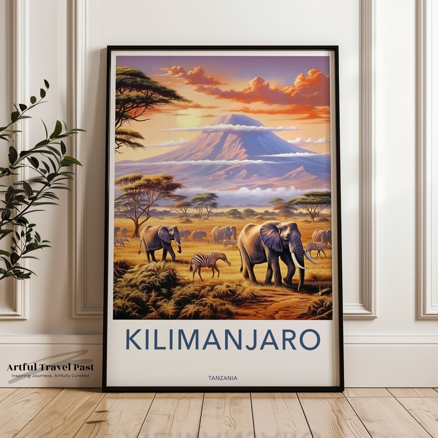 Kilimanjaro Poster - Tanzania Wall Art