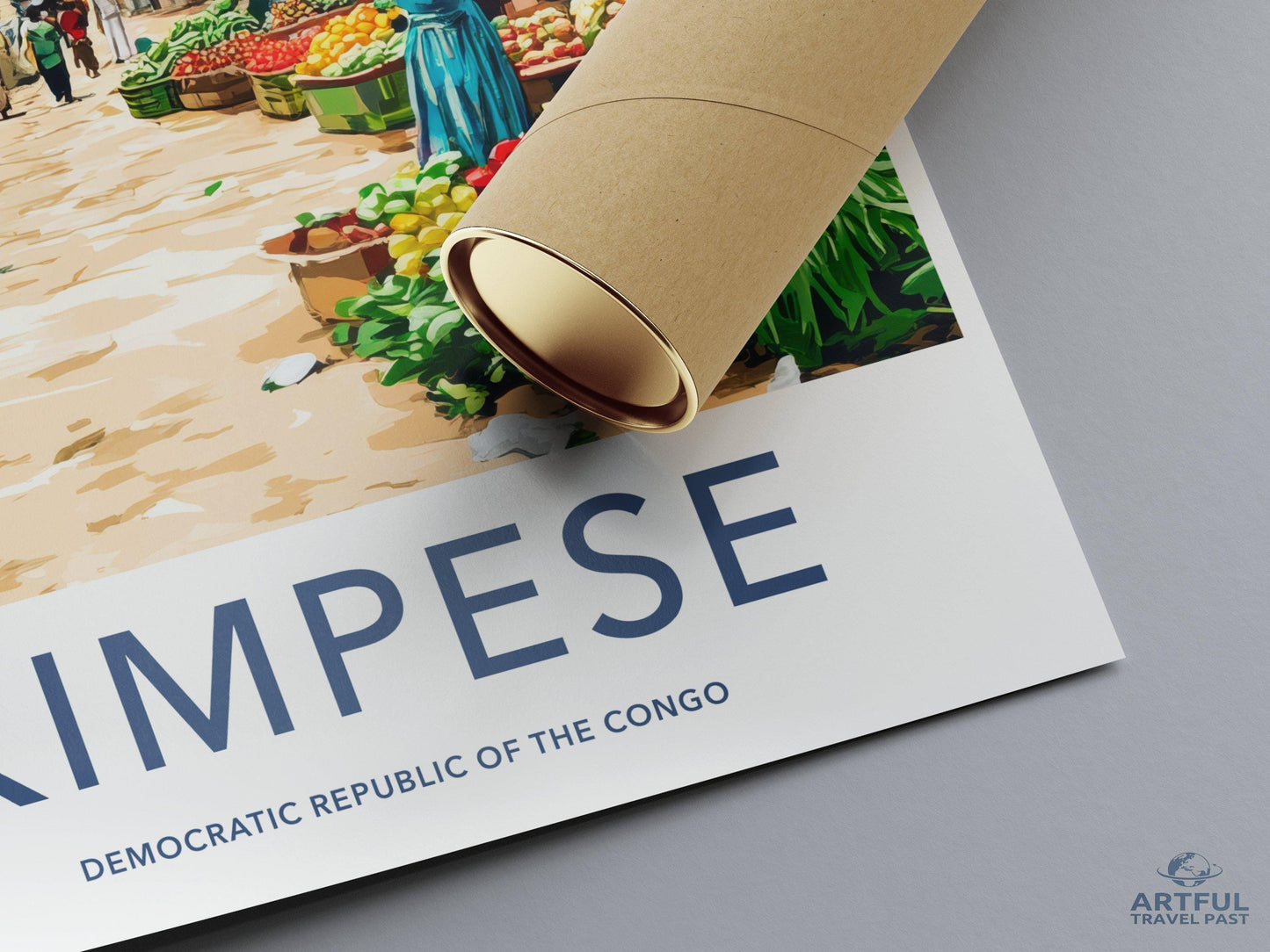 Kimpese Poster | Democratic Republic of the Congo Wall Art