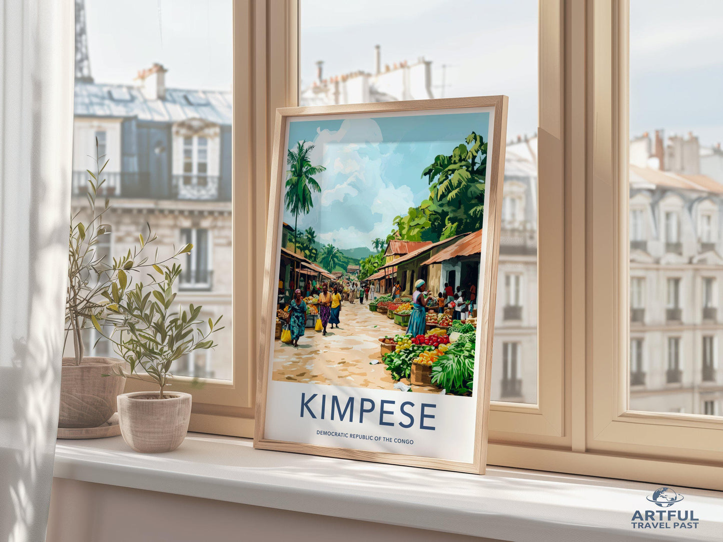 Kimpese Poster | Democratic Republic of the Congo Wall Art