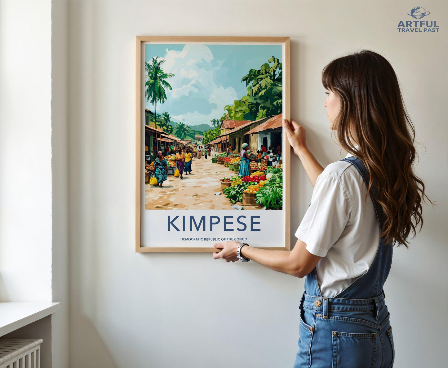 Kimpese Poster | Democratic Republic of the Congo Wall Art