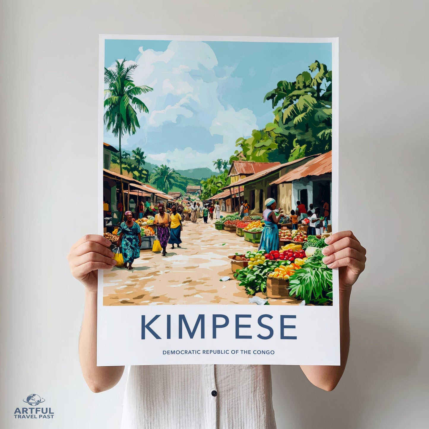 Kimpese Poster | Democratic Republic of the Congo Wall Art