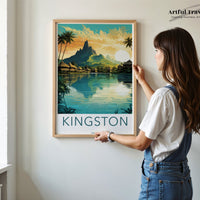 Kingston Poster - Jamaica Wall Art