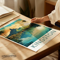 Kingston Poster - Jamaica Wall Art
