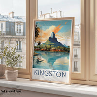Kingston Poster - Jamaica Wall Art