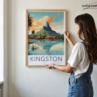 Kingston Poster - Jamaica Wall Art