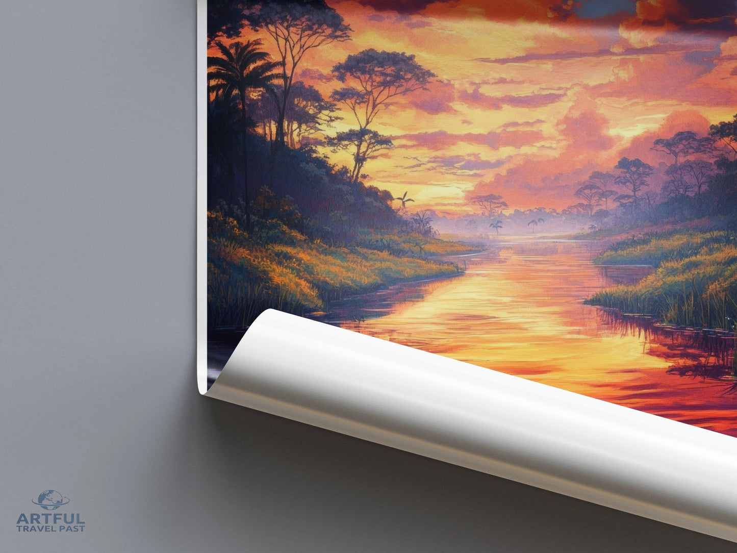 Kinshasa Poster | Democratic Republic of the Congo Wall Art