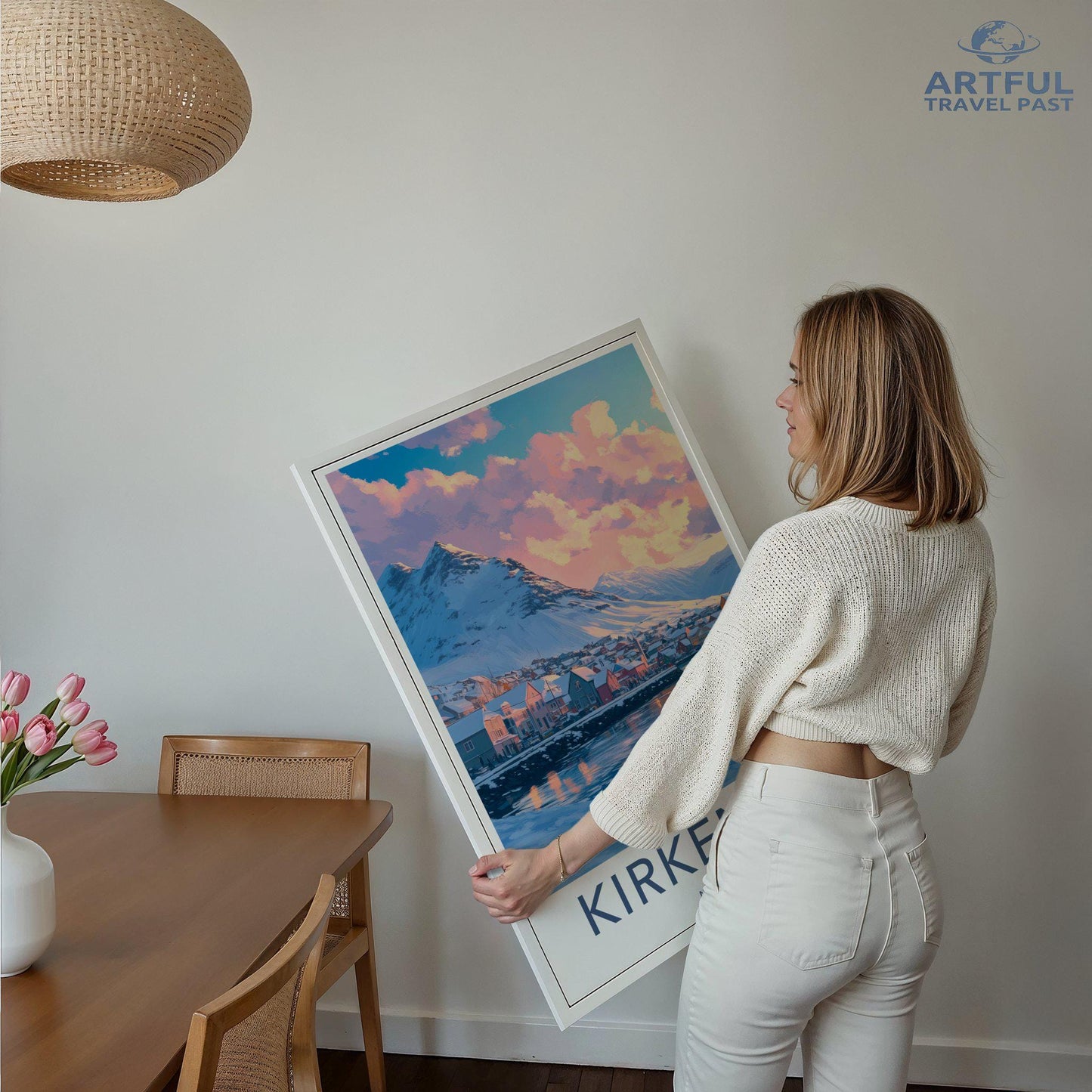 Kirkenes Poster | Norway Wall Art | Scandinavia Decor