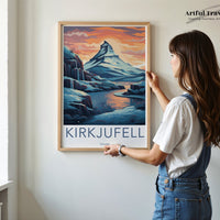 Kirkjufell Poster - Iceland Wall Art