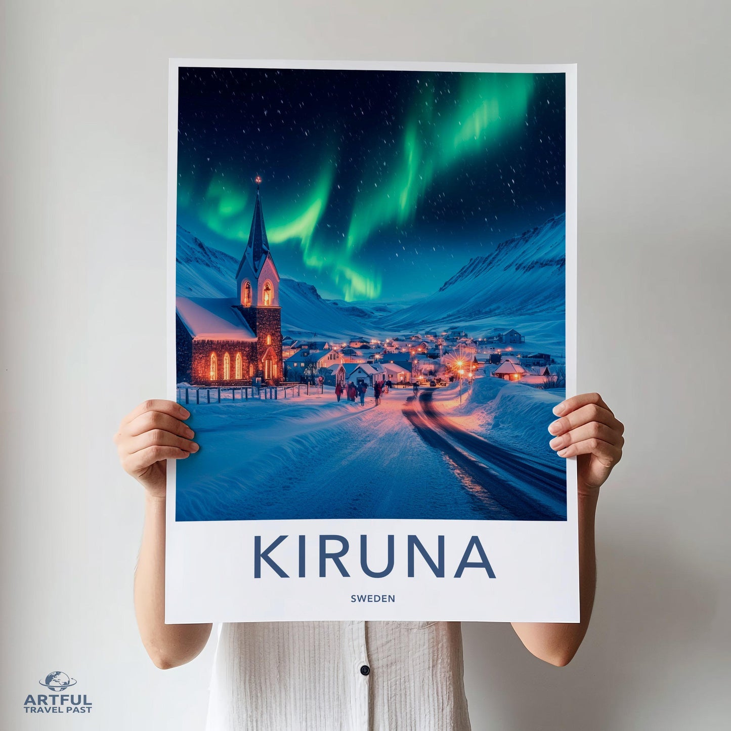 Kiruna Poster | Sweden Wall Art | Scandinavia Decor