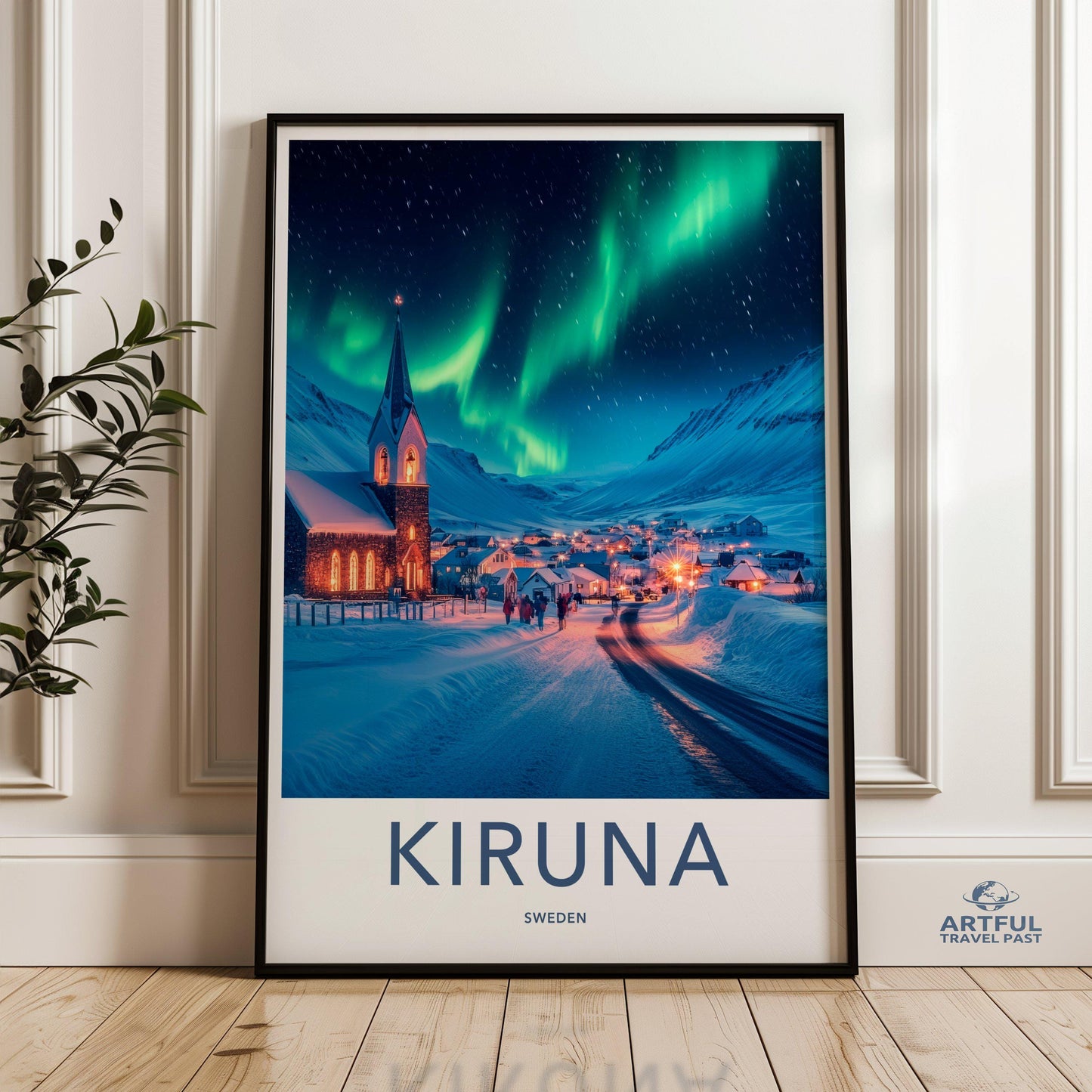 Kiruna Poster | Sweden Wall Art | Scandinavia Decor