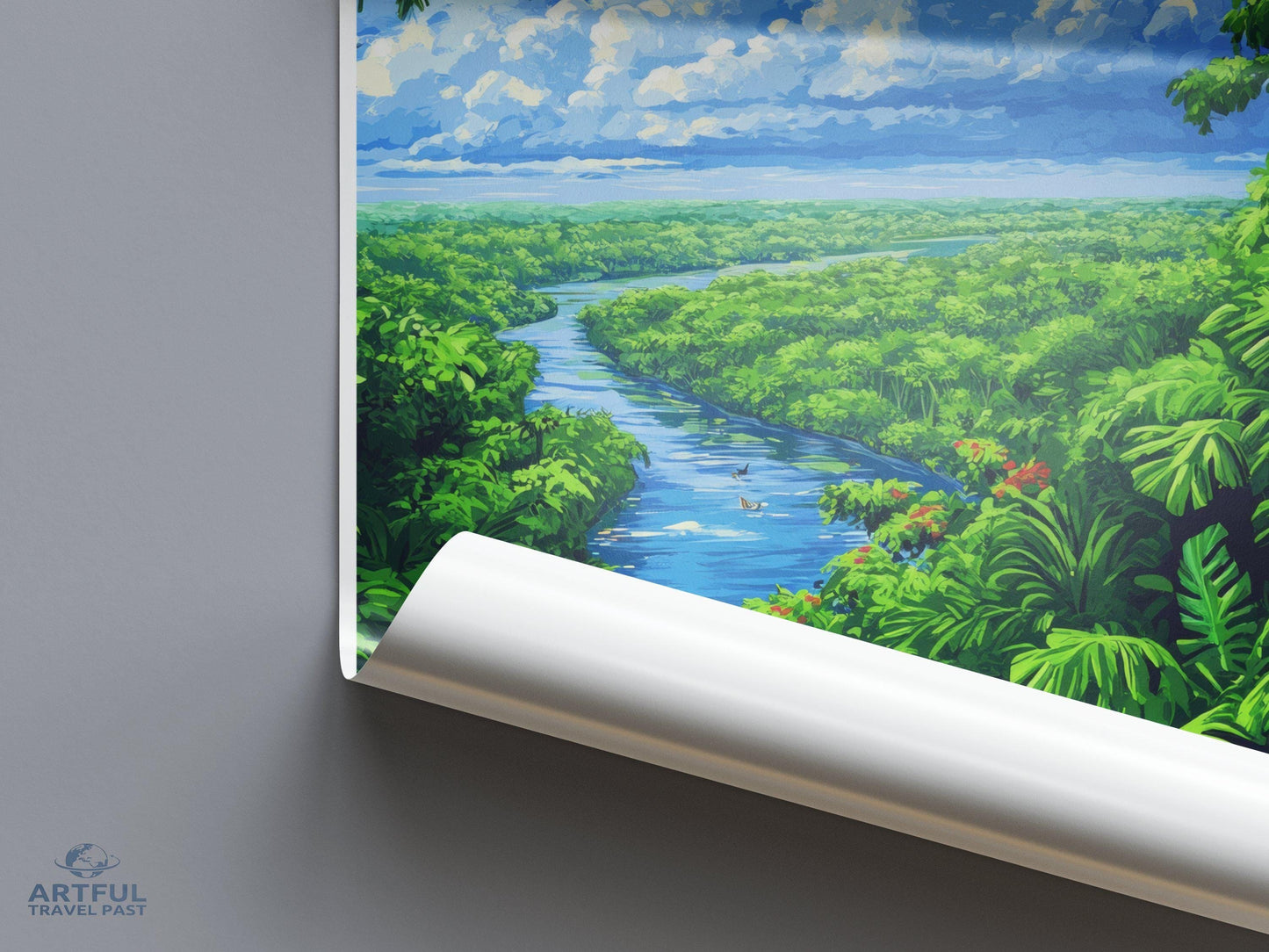 Kisangani Poster | Democratic Republic of the Congo Wall Art