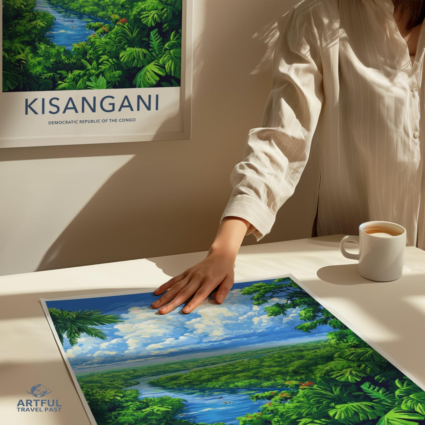 Kisangani Poster | Democratic Republic of the Congo Wall Art