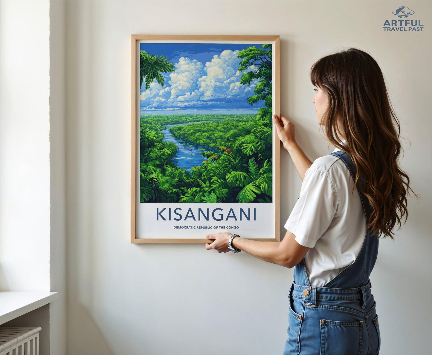 Kisangani Poster | Democratic Republic of the Congo Wall Art