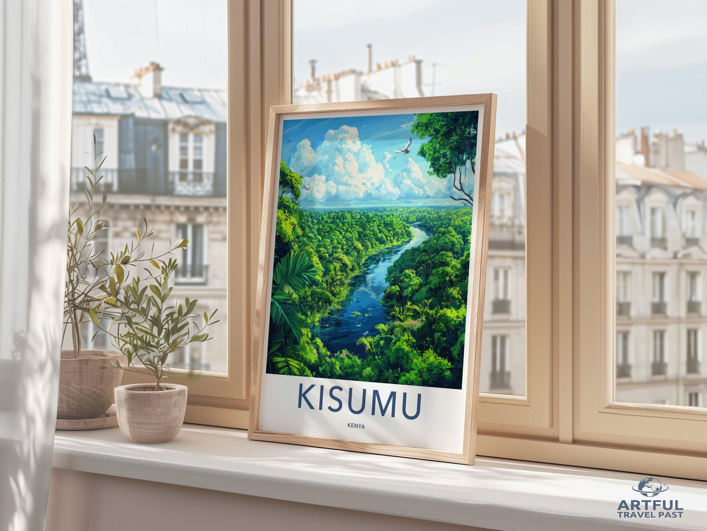 Kisumu Poster | Kenya Wall Art | Africa Decor