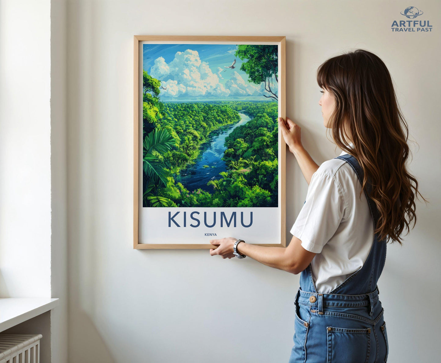 Kisumu Poster | Kenya Wall Art | Africa Decor