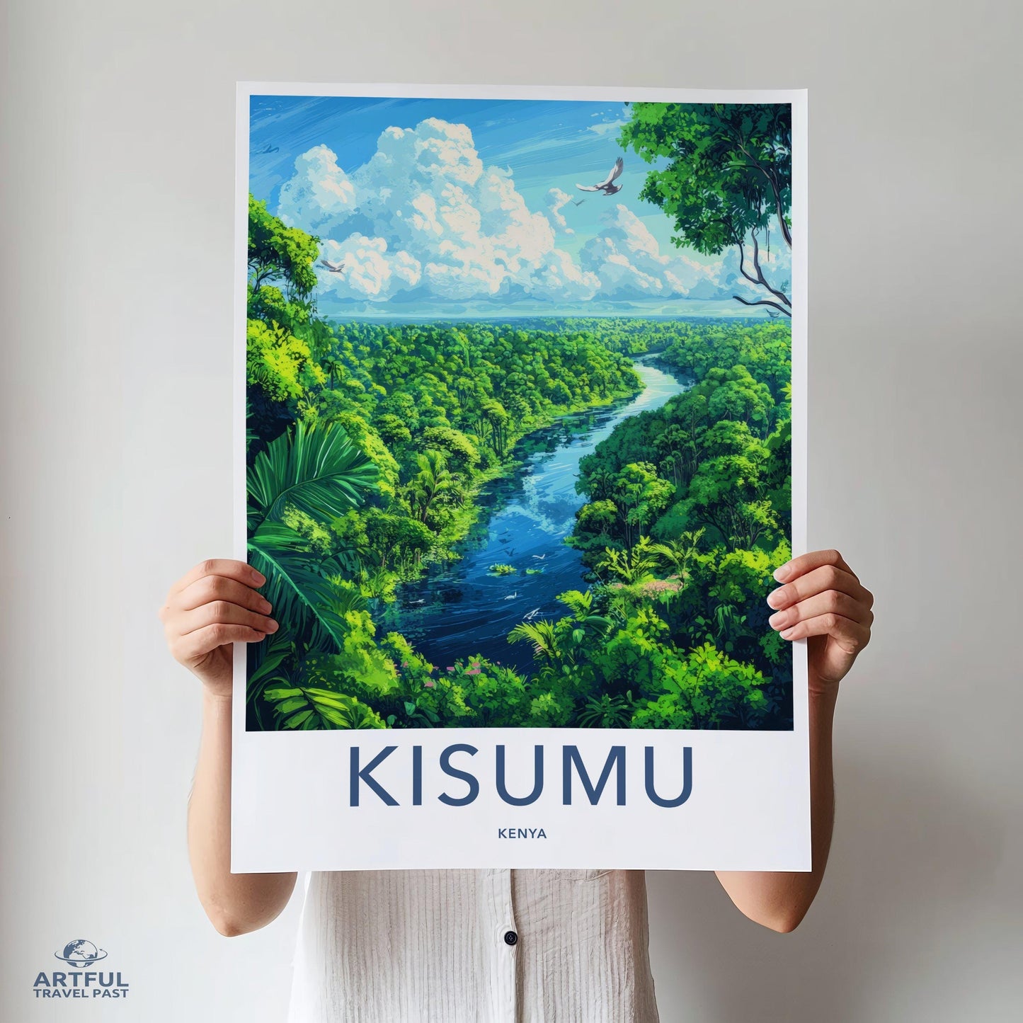 Kisumu Poster | Kenya Wall Art | Africa Decor