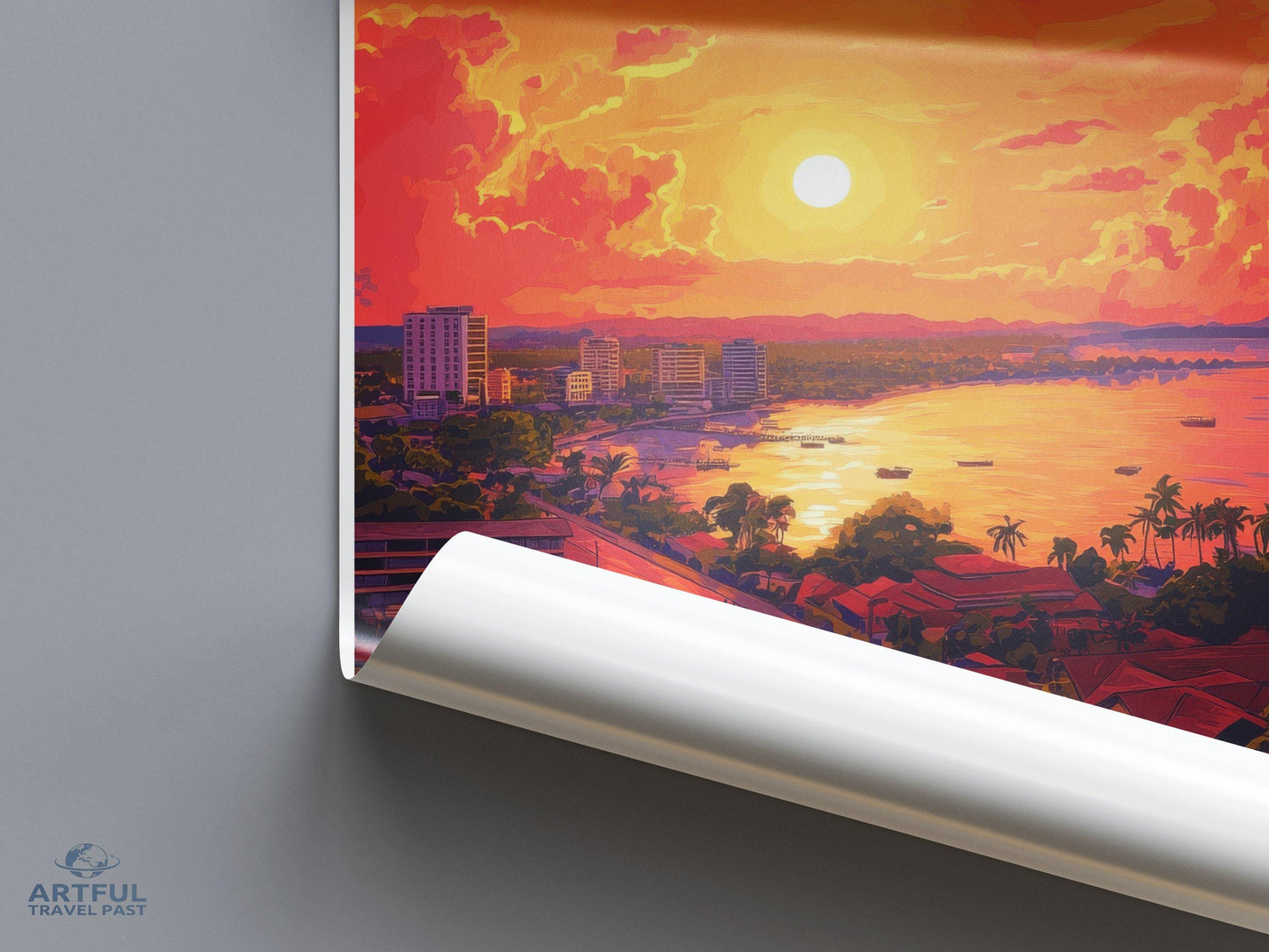 Kisumu Poster | Kenya Wall Art | Africa Decor