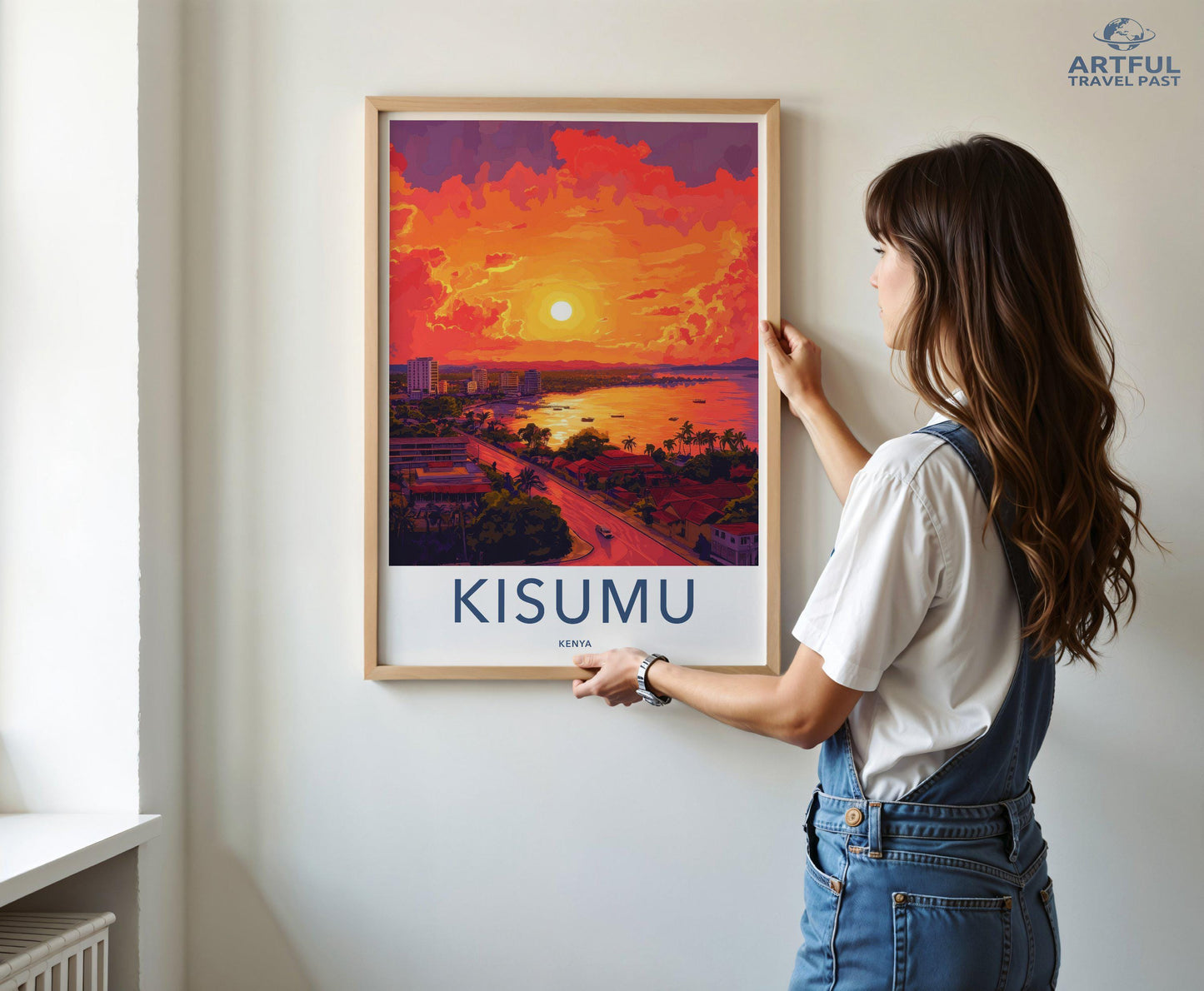 Kisumu Poster | Kenya Wall Art | Africa Decor