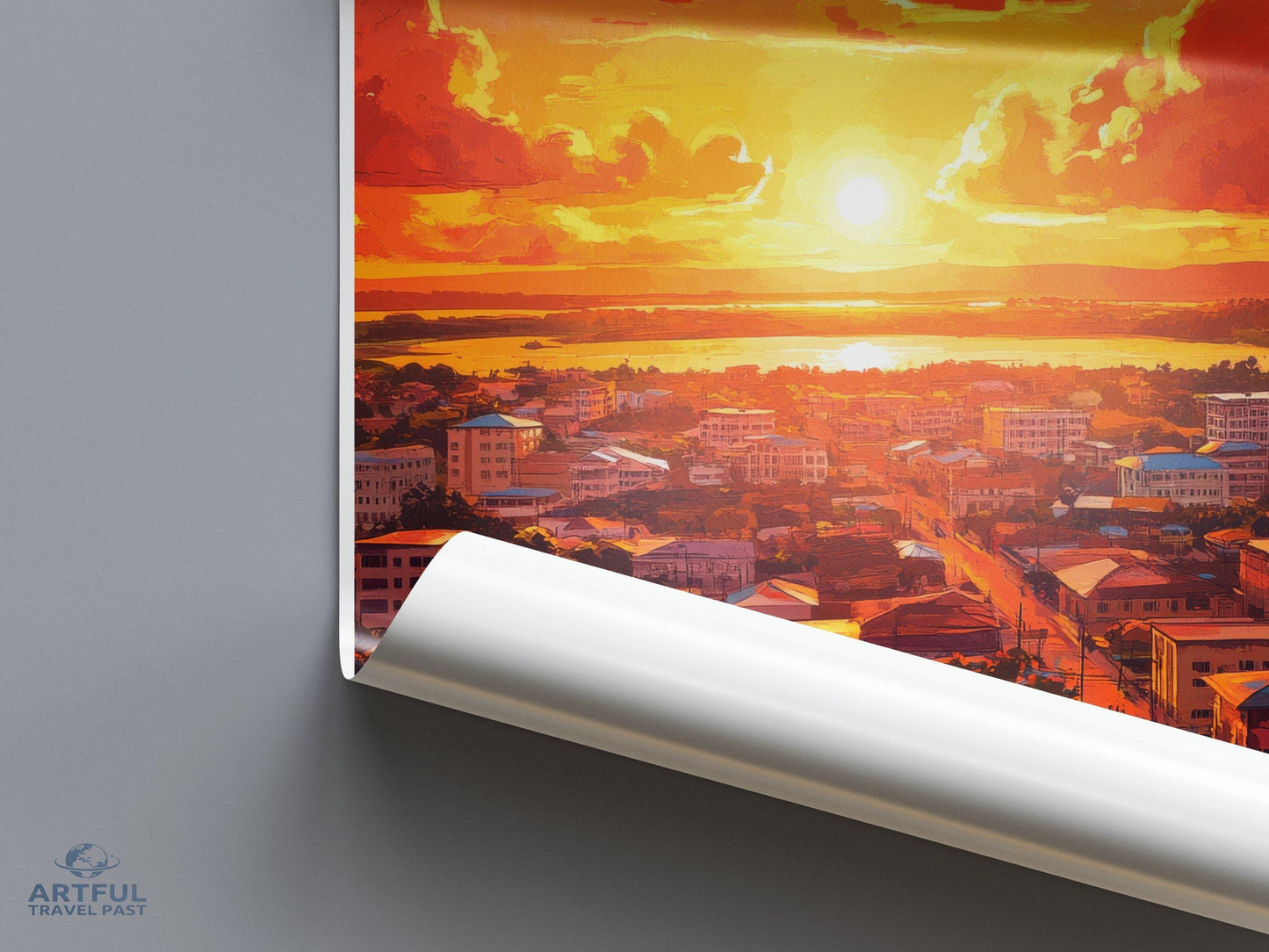 Kisumu Poster | Kenya Wall Art | Africa Decor
