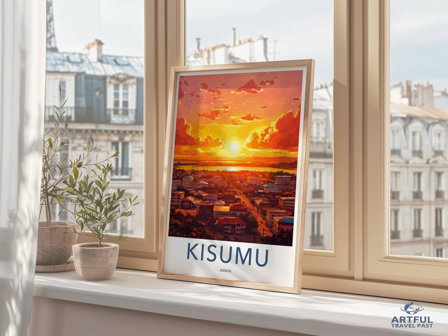 Kisumu Poster | Kenya Wall Art | Africa Decor