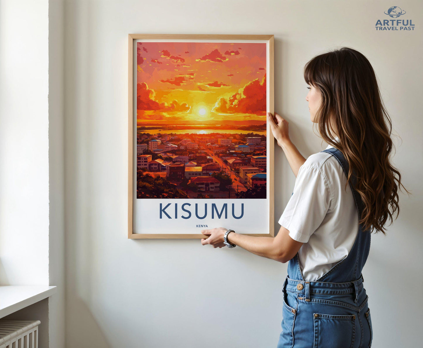Kisumu Poster | Kenya Wall Art | Africa Decor