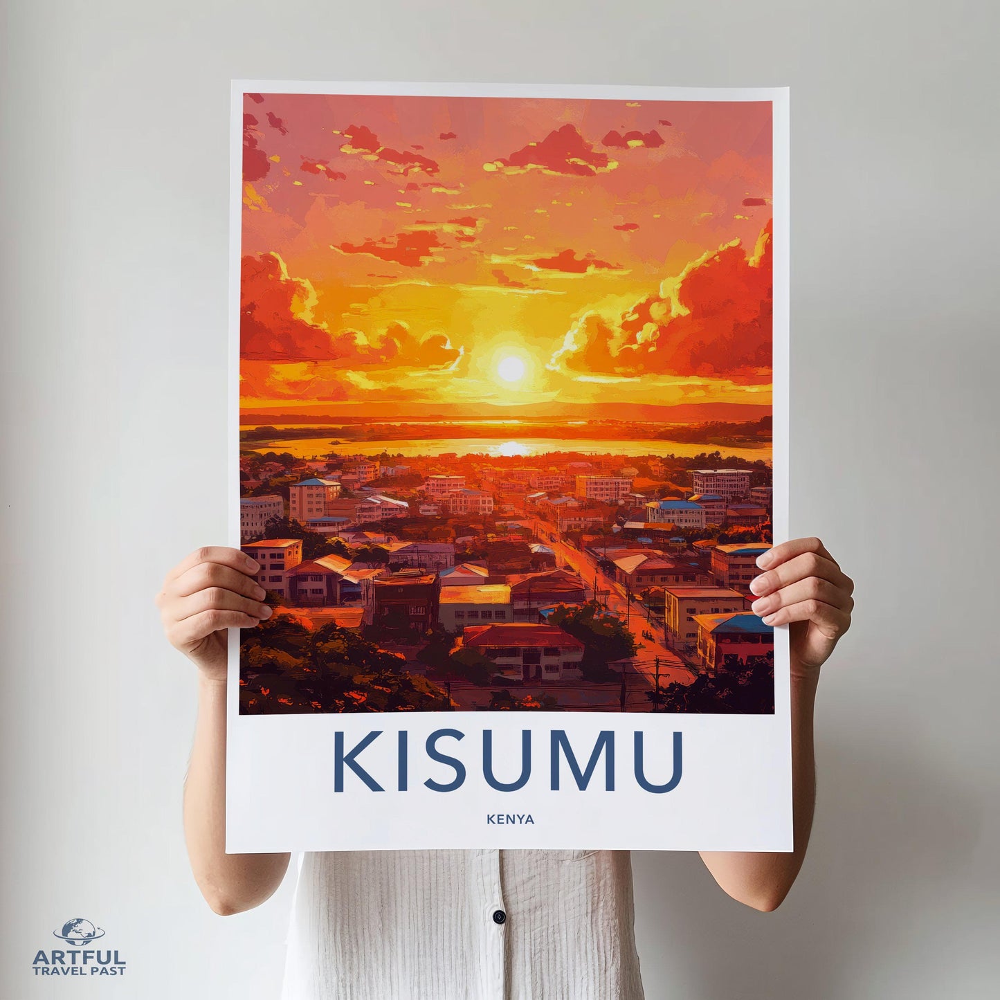 Kisumu Poster | Kenya Wall Art | Africa Decor
