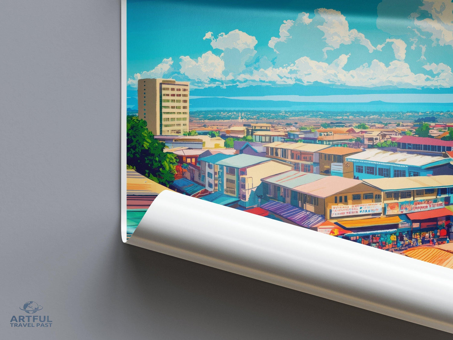 Kisumu Poster | Kenya Wall Art | Africa Decor