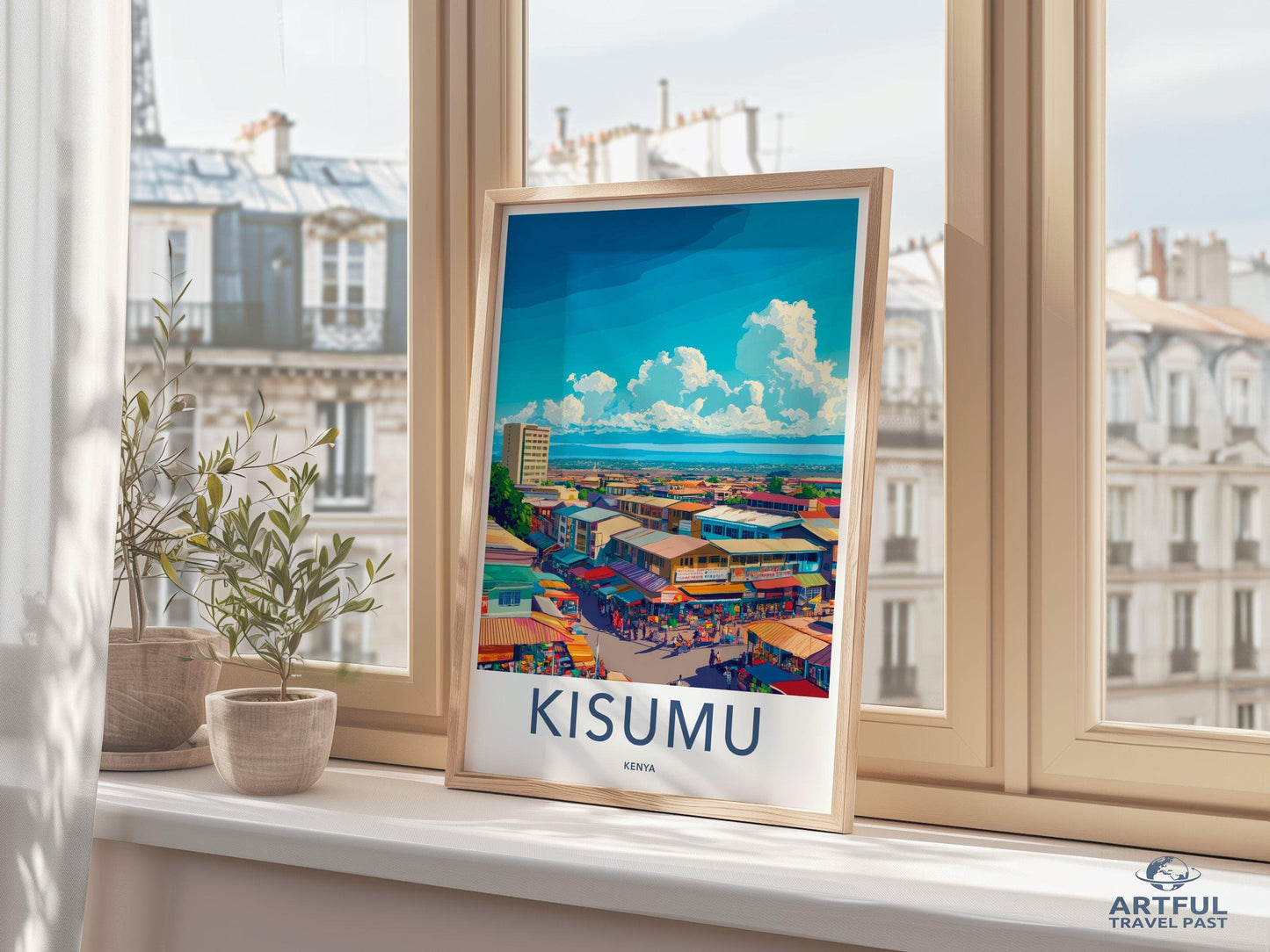 Kisumu Poster | Kenya Wall Art | Africa Decor