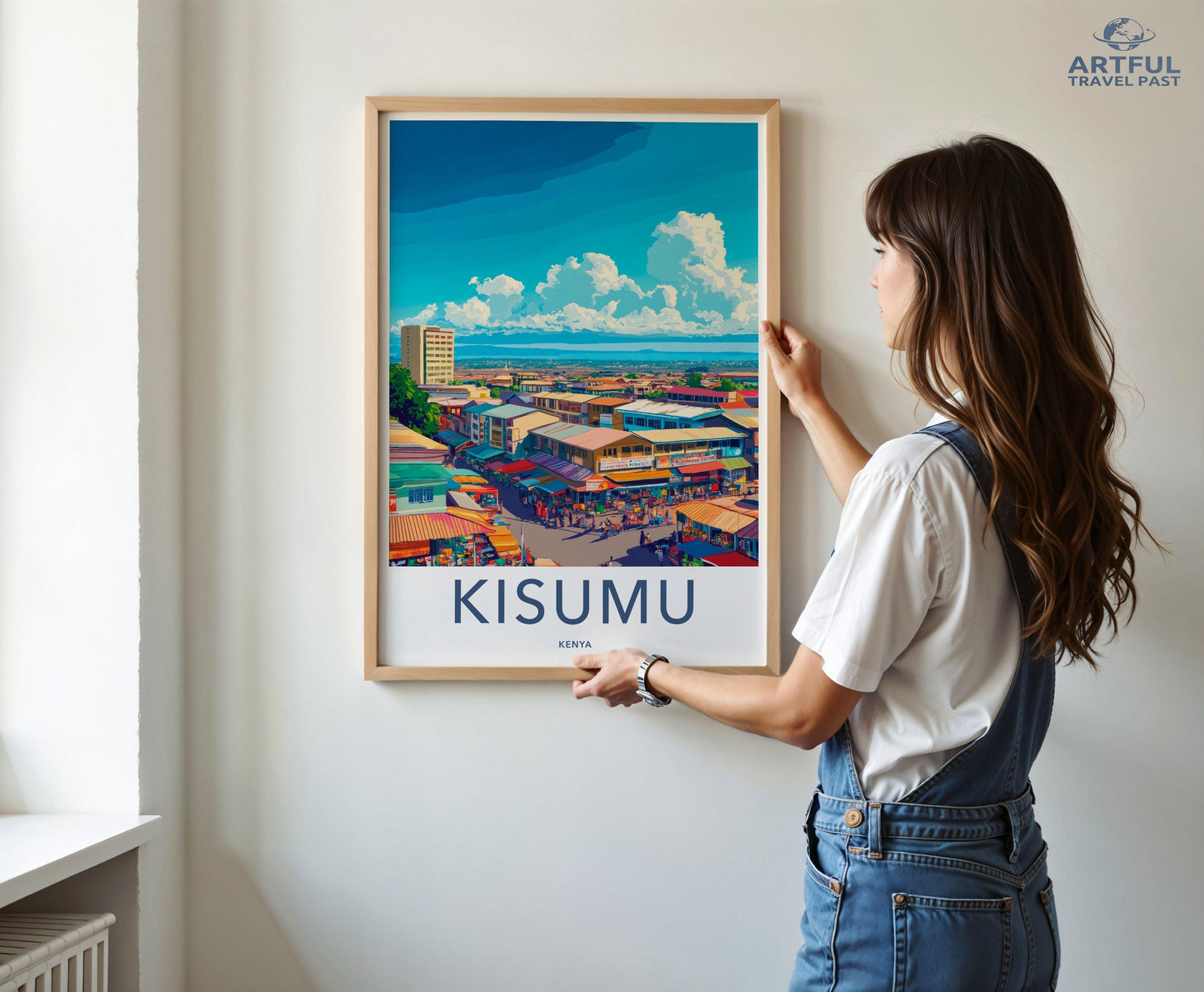 Kisumu Poster | Kenya Wall Art | Africa Decor