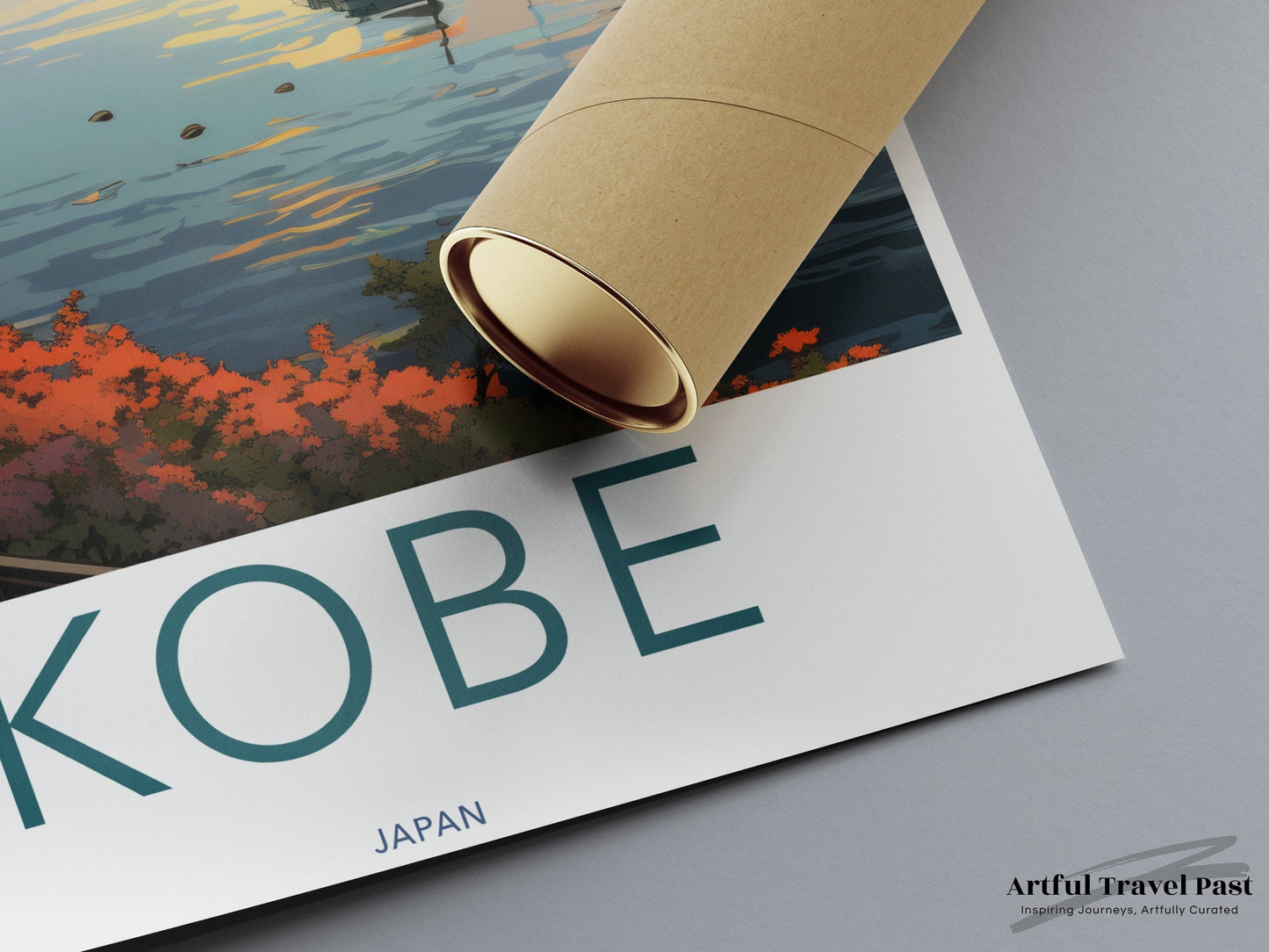 Kobe Poster | Japan Wall Art | Asia Decor