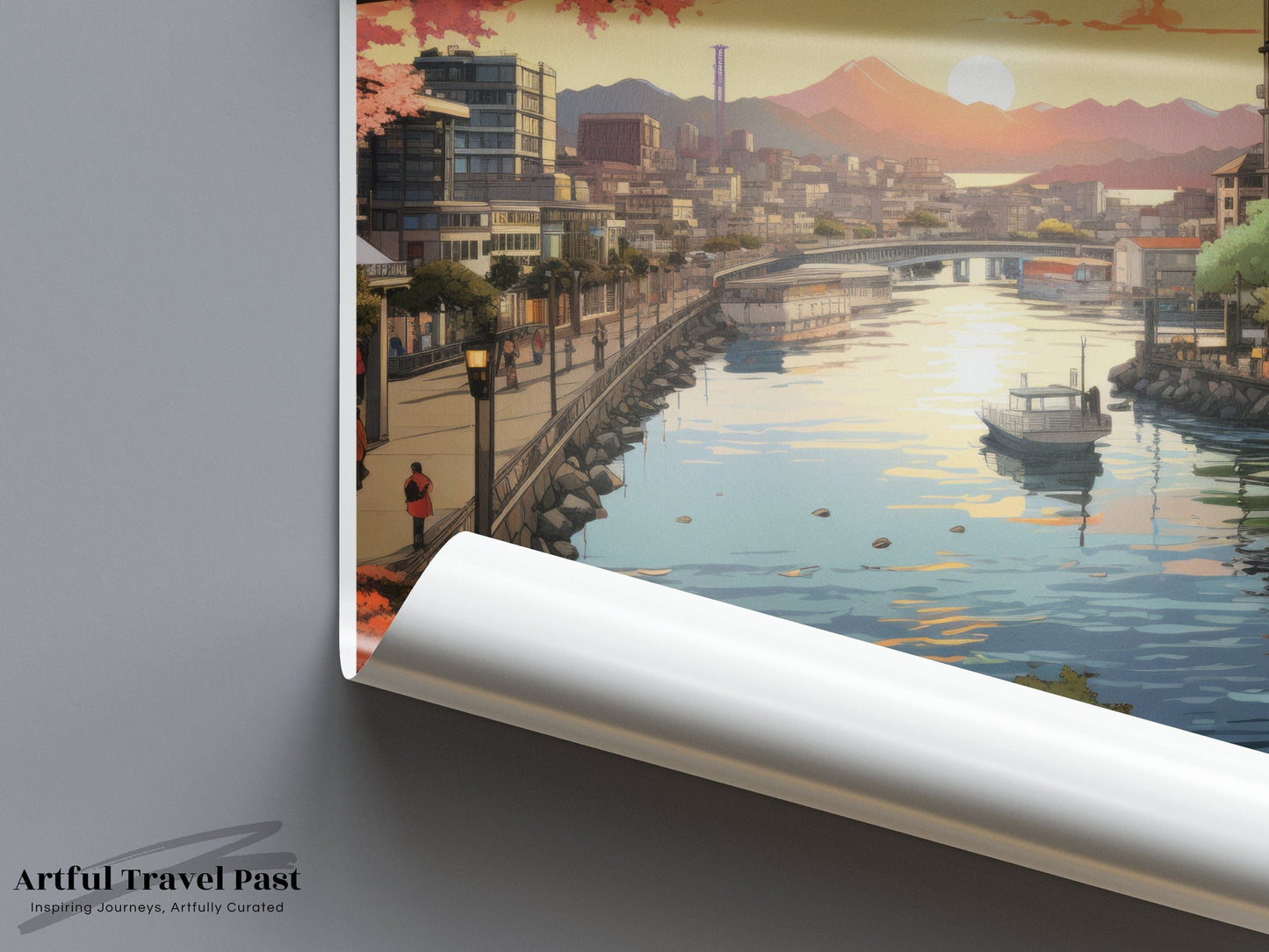 Kobe Poster | Japan Wall Art | Asia Decor