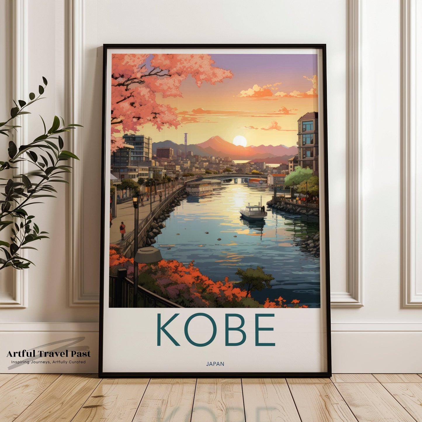 Kobe Poster | Japan Wall Art | Asia Decor