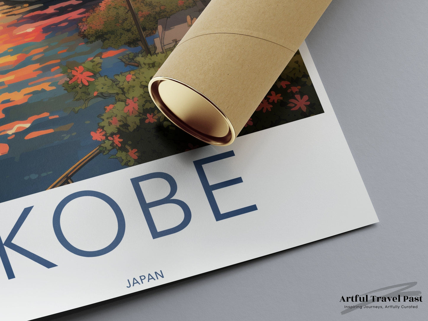Kobe Poster | Japan Wall Art | Asia Decor