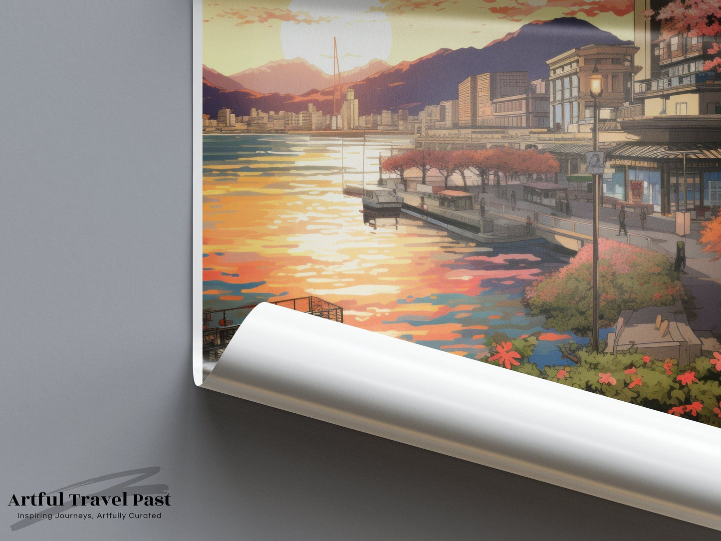 Kobe Poster | Japan Wall Art | Asia Decor