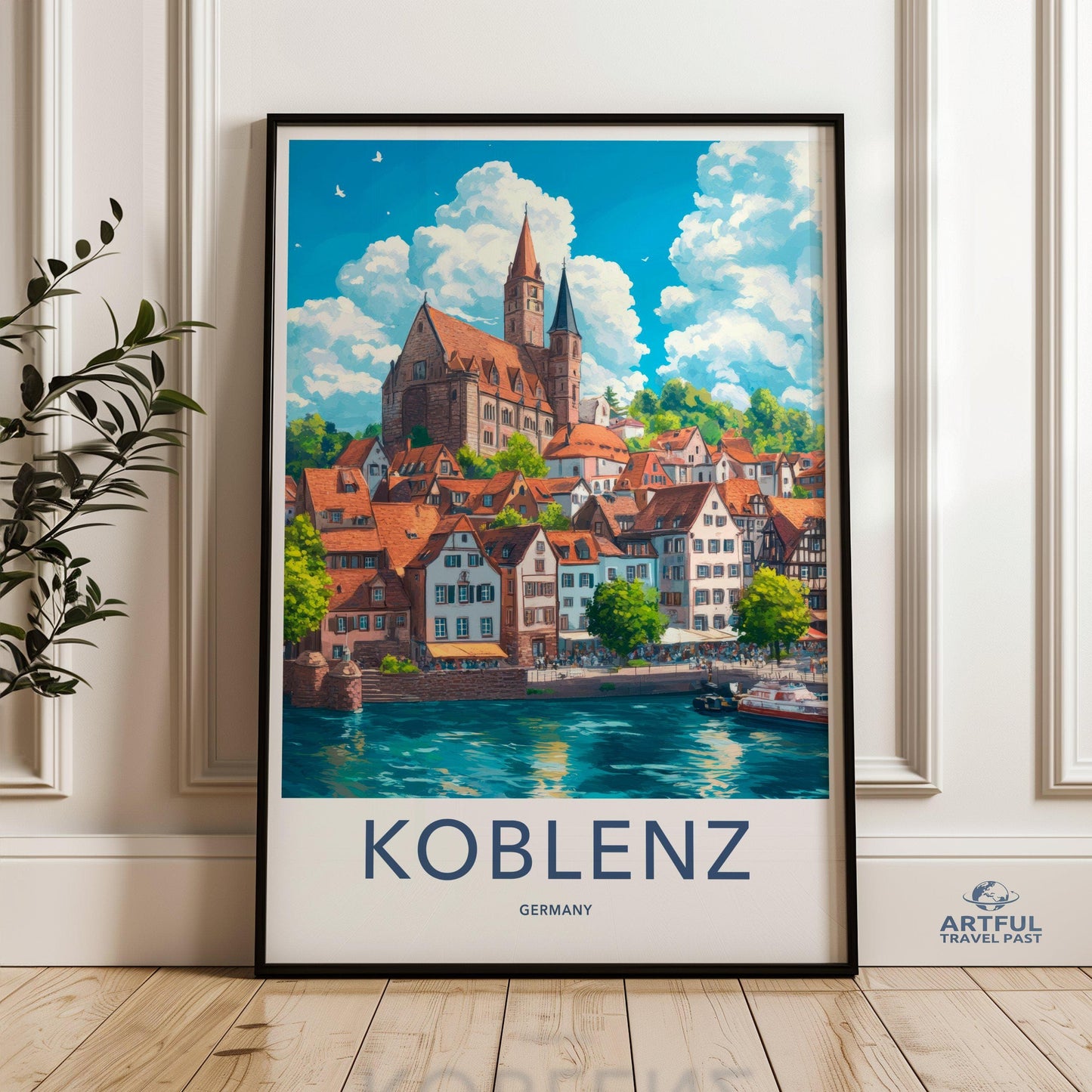 Koblenz Poster - Germany Wall Art