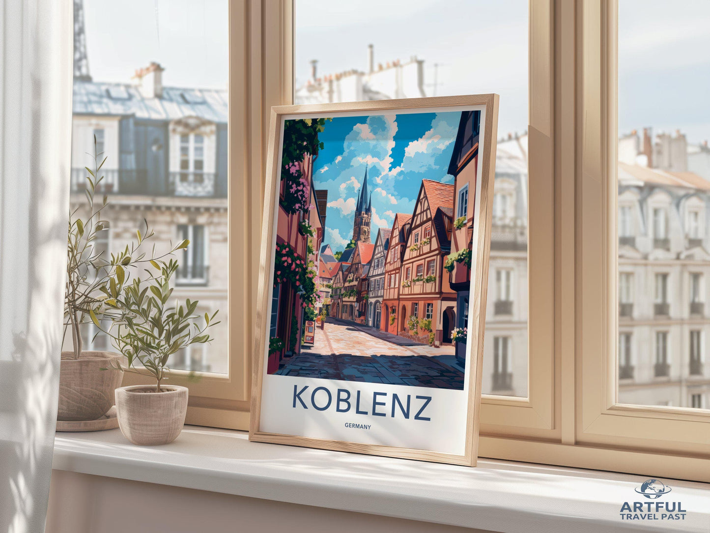 Koblenz Poster | Germany Wall Art | Europe Decor