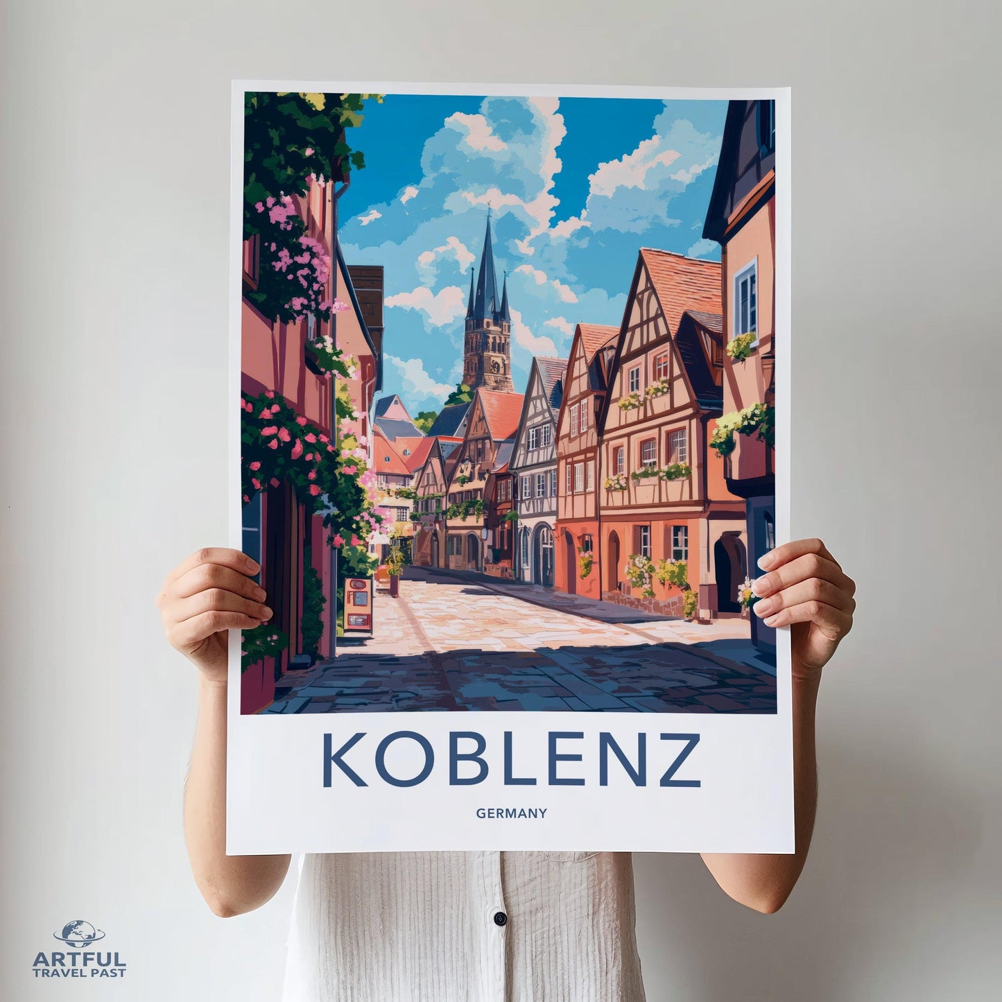 Koblenz Poster | Germany Wall Art | Europe Decor