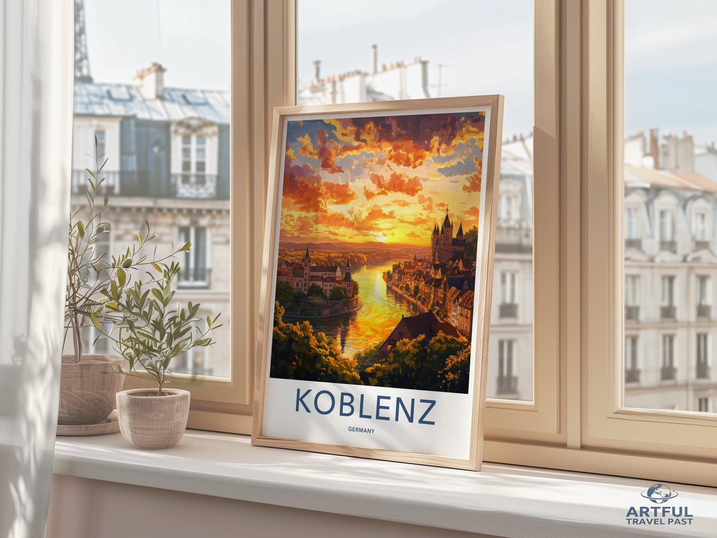 Koblenz Poster | Germany Wall Art | Europe Decor