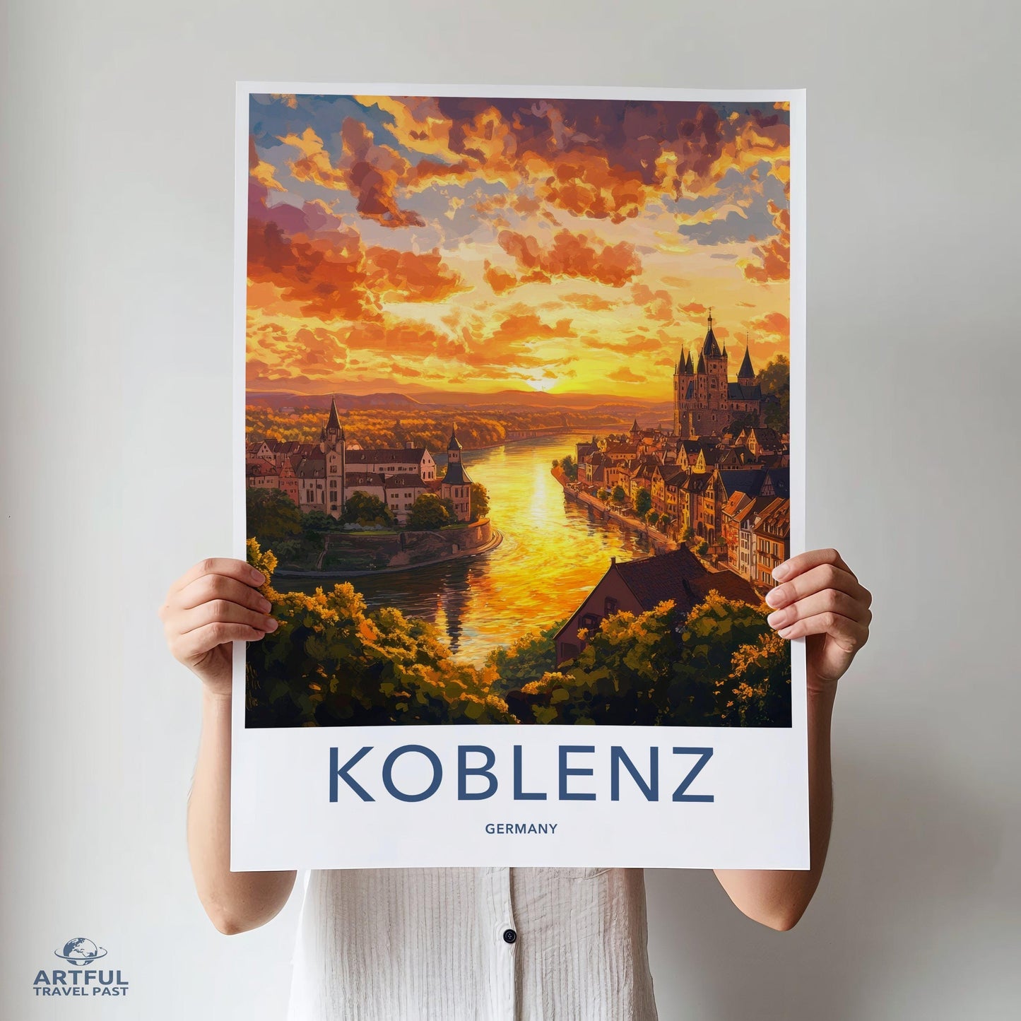 Koblenz Poster | Germany Wall Art | Europe Decor