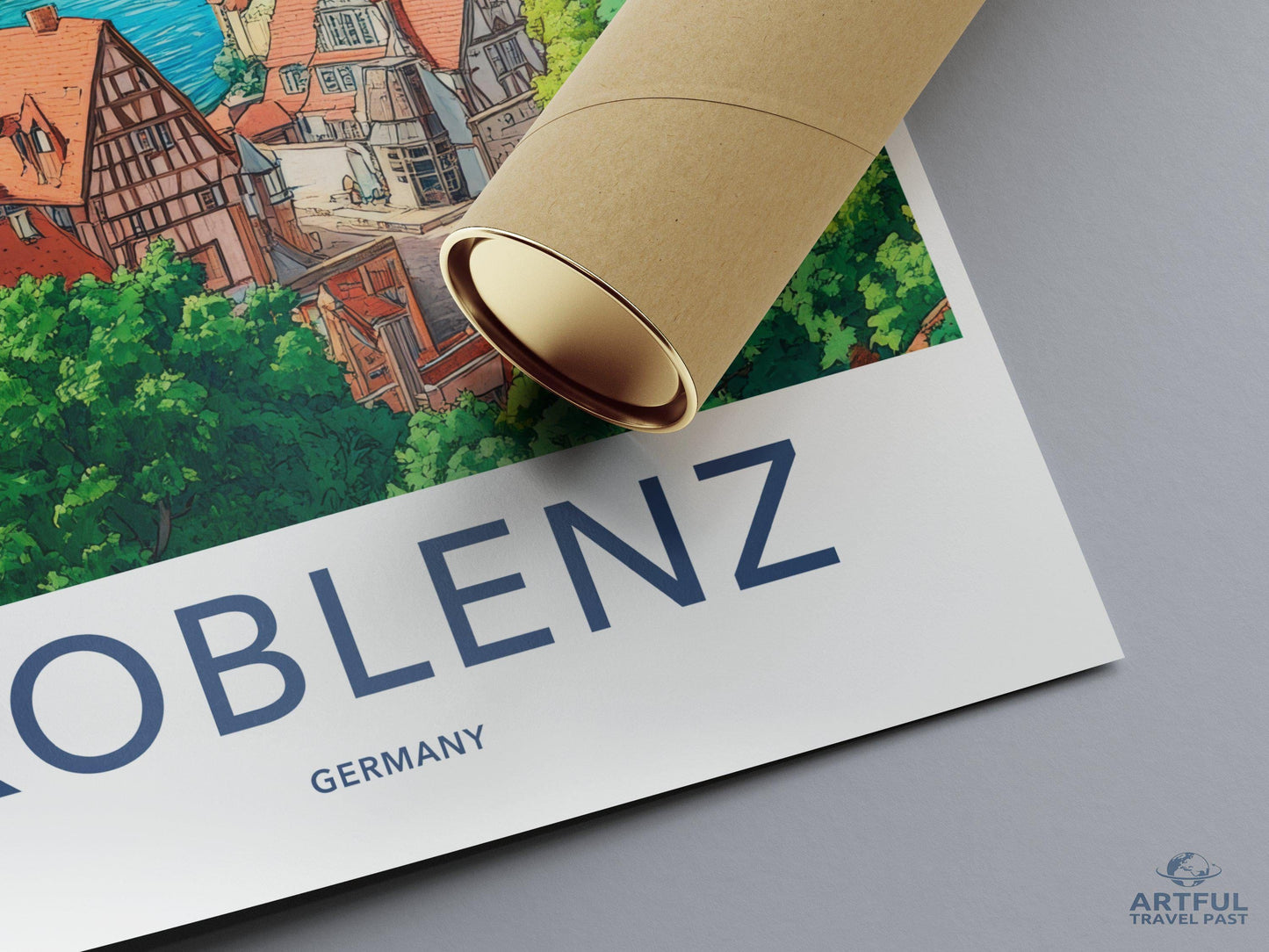 Koblenz Poster | Germany Wall Art | West Germany Decor