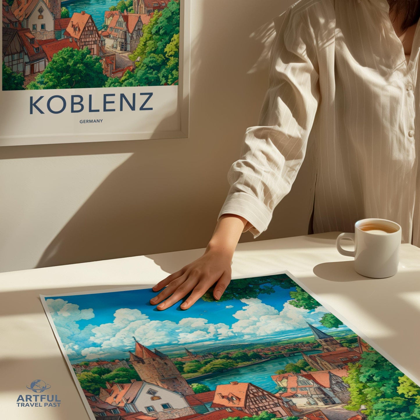 Koblenz Poster | Germany Wall Art | West Germany Decor