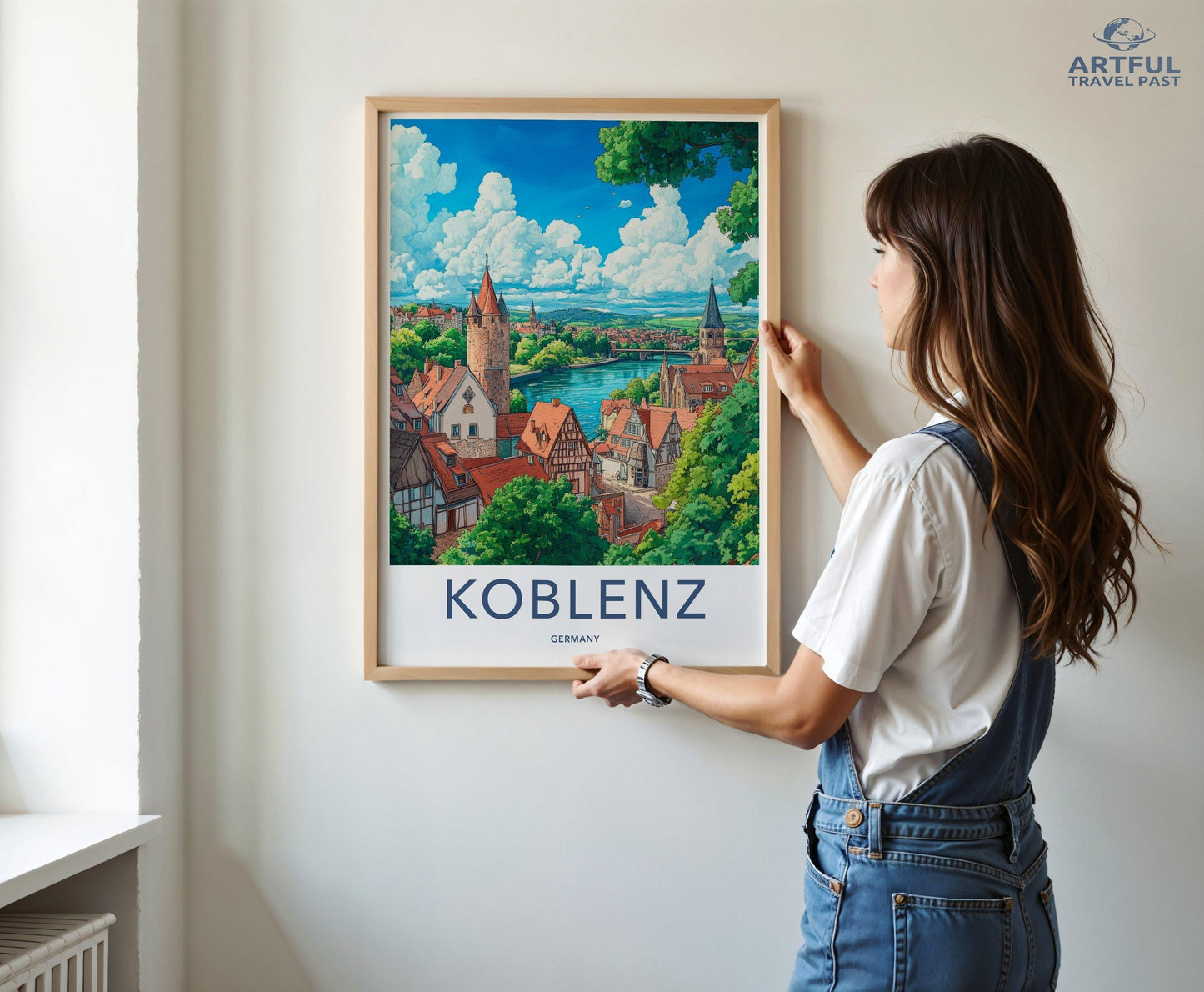 Koblenz Poster | Germany Wall Art | West Germany Decor