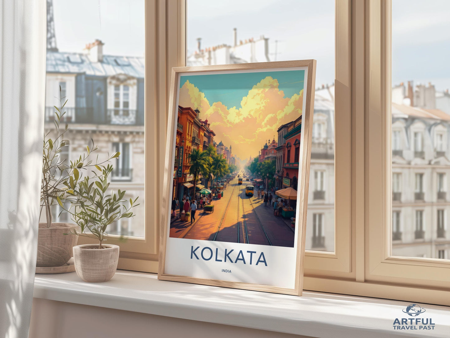 Kolkata Poster - India Wall Art
