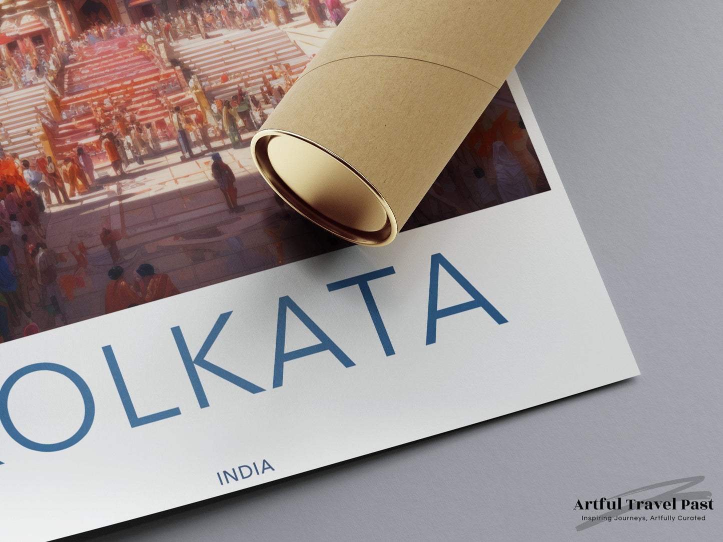 Kolkata Poster | West Bengal Wall Art | India Decor