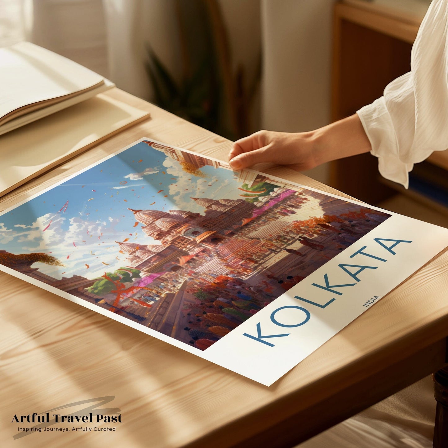 Kolkata Poster | West Bengal Wall Art | India Decor